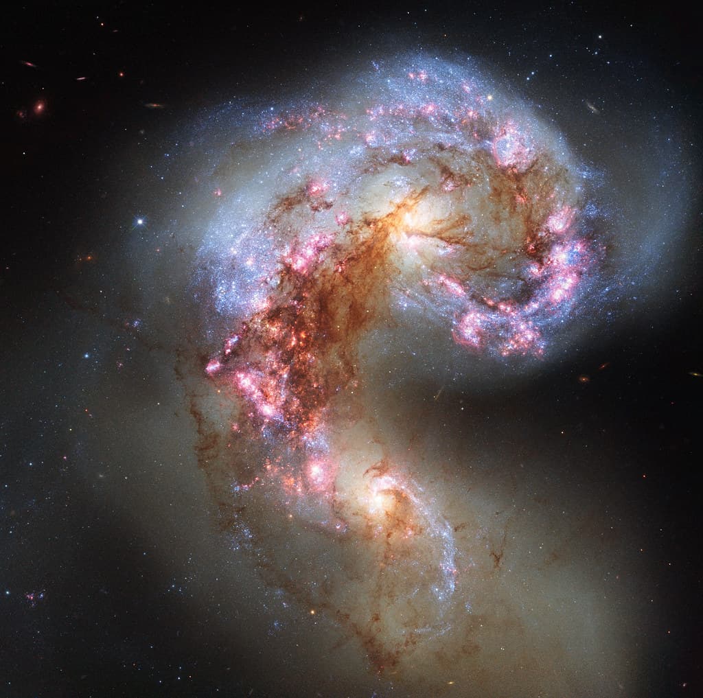 NGC 4038, NGC 4039, Antennae, Antennae Galaxies