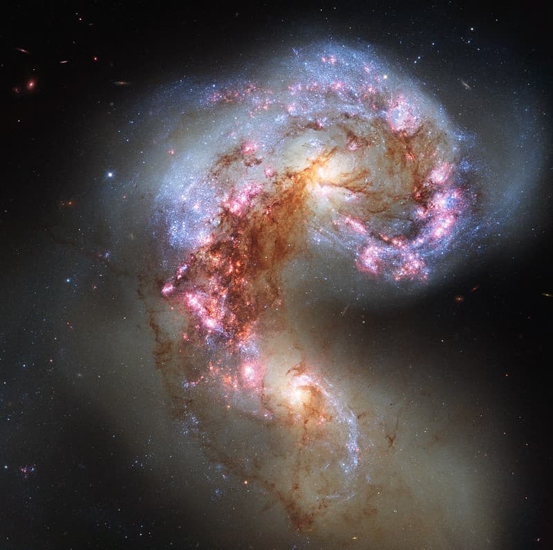 NGC 4038, NGC 4039, Antennae, Antennae Galaxies