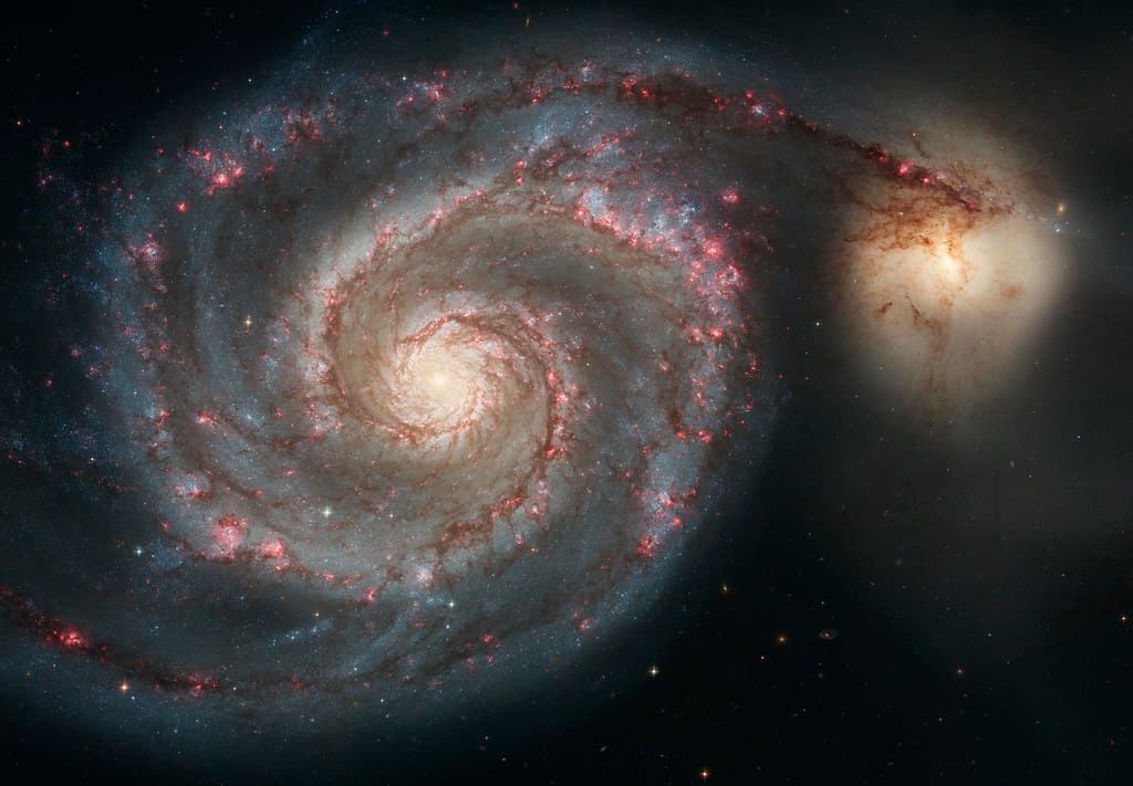Messier 51 (M51) Whirlpool Galaxy