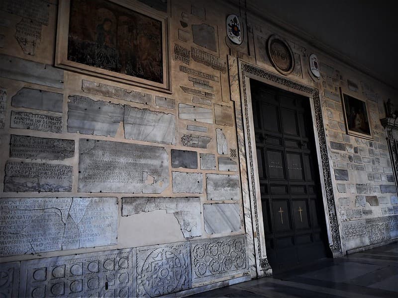 Inscriptions, italy, plutei