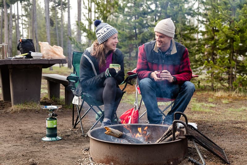 Morning Coffee at Madison Campground