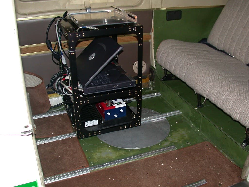 Aerialsurvey, aircraft, computerrack