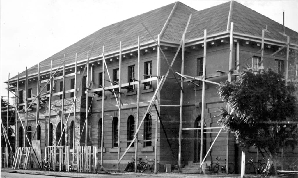 Government Offices under construction, Maryborough, June 1940