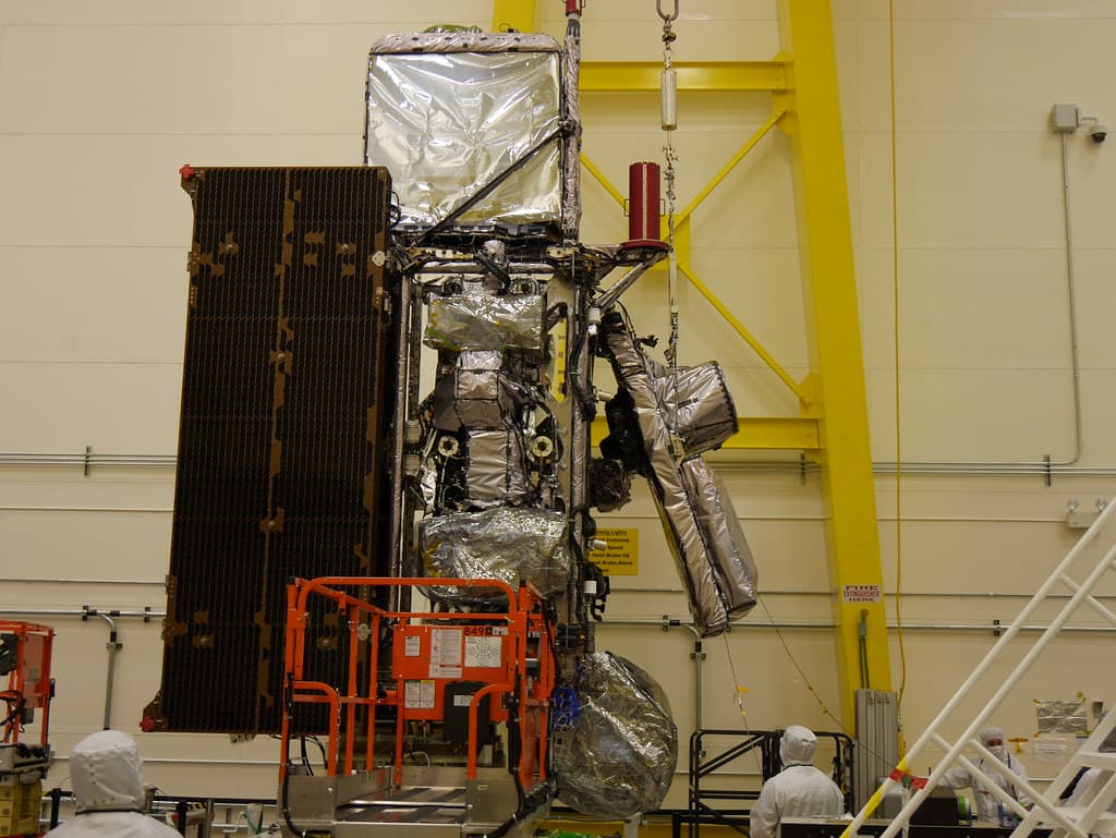 GOES-S Antenna Wing Assembly Deployment
