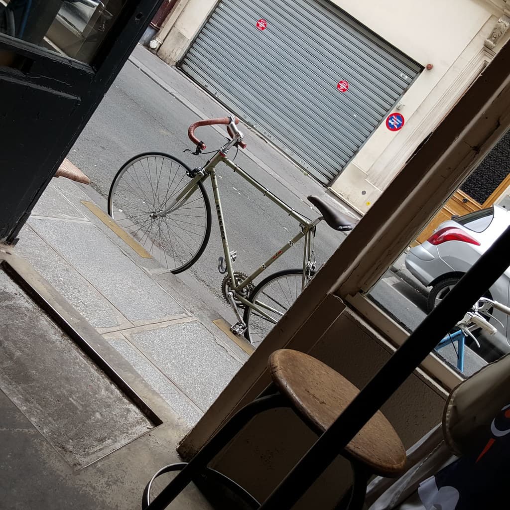 Bicycle, bike, cafe