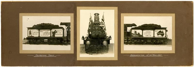 Recruiting train, Rockhampton, 16 August 1915 - 20 August 1915