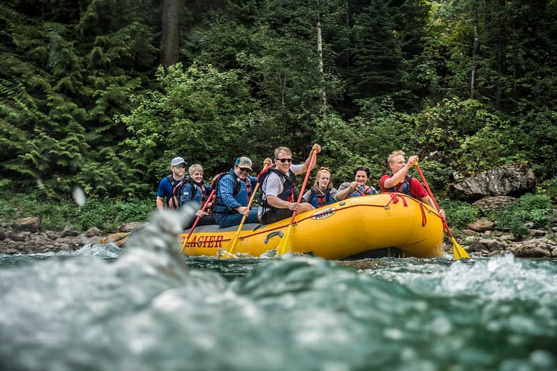 Rafting on Middle Fork of the Flathead River