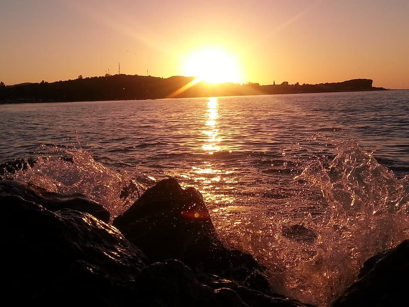 David Morris--camera, landscape, ocean, sunset