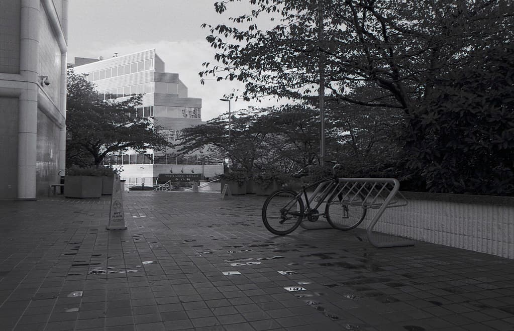 Bicycle and walkway
