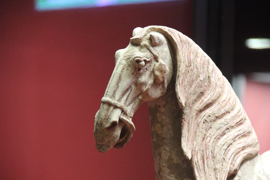 Tang Pottery Dancing Horse