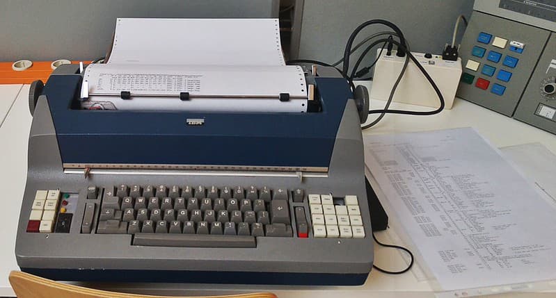 IBM S/360 Model 30 Console Printer (IBM Selectric)