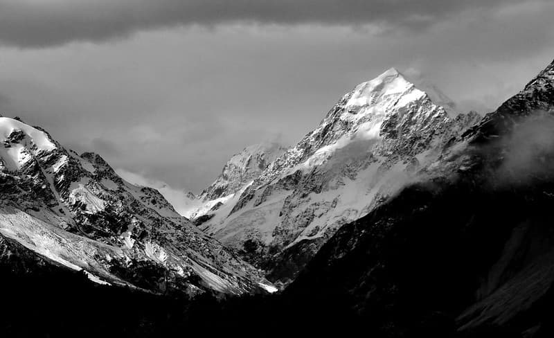 Aoraki / Mount Cook Mountain. New Zealand