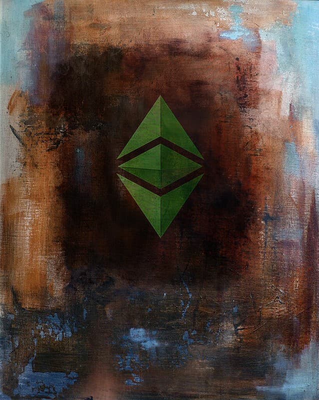 Ethereum Classic Wallpaper - Abstract Art