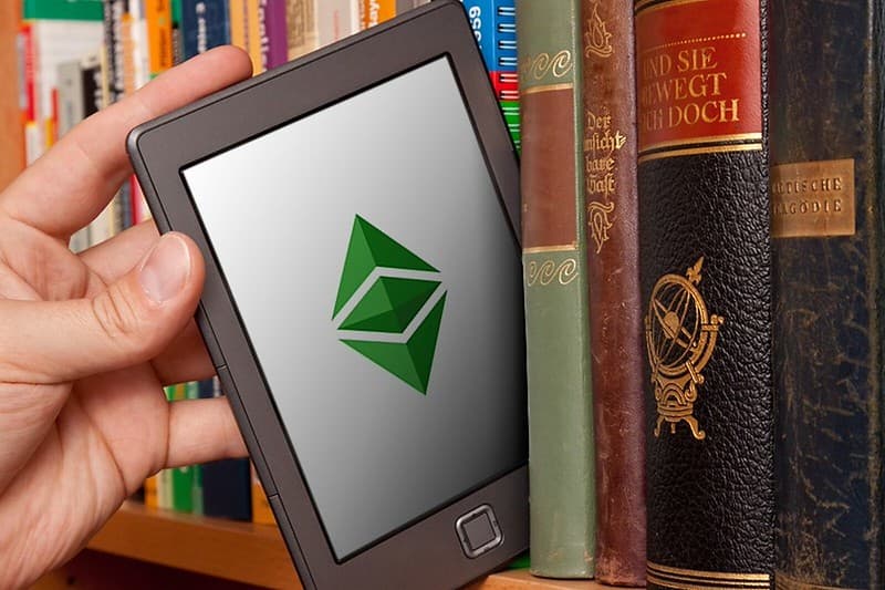 Ethereum Classic Wallpaper - Library Tablet