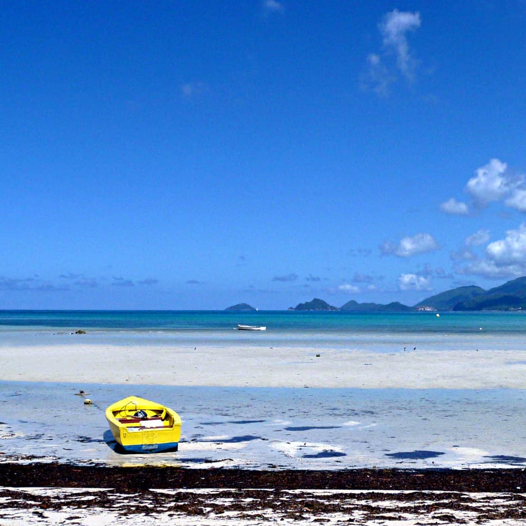 Yellow Boat - Seychelles