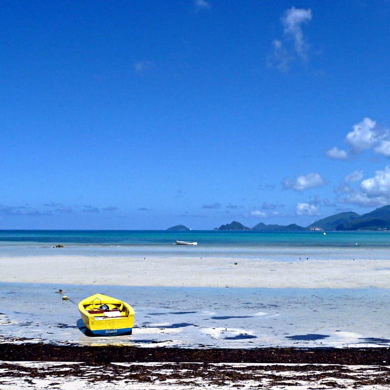 Yellow Boat - Seychelles