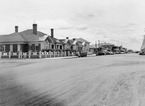 Government buildings in the main street, Dalby