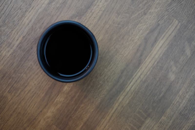 Mug of Coffee on a Wooden Table