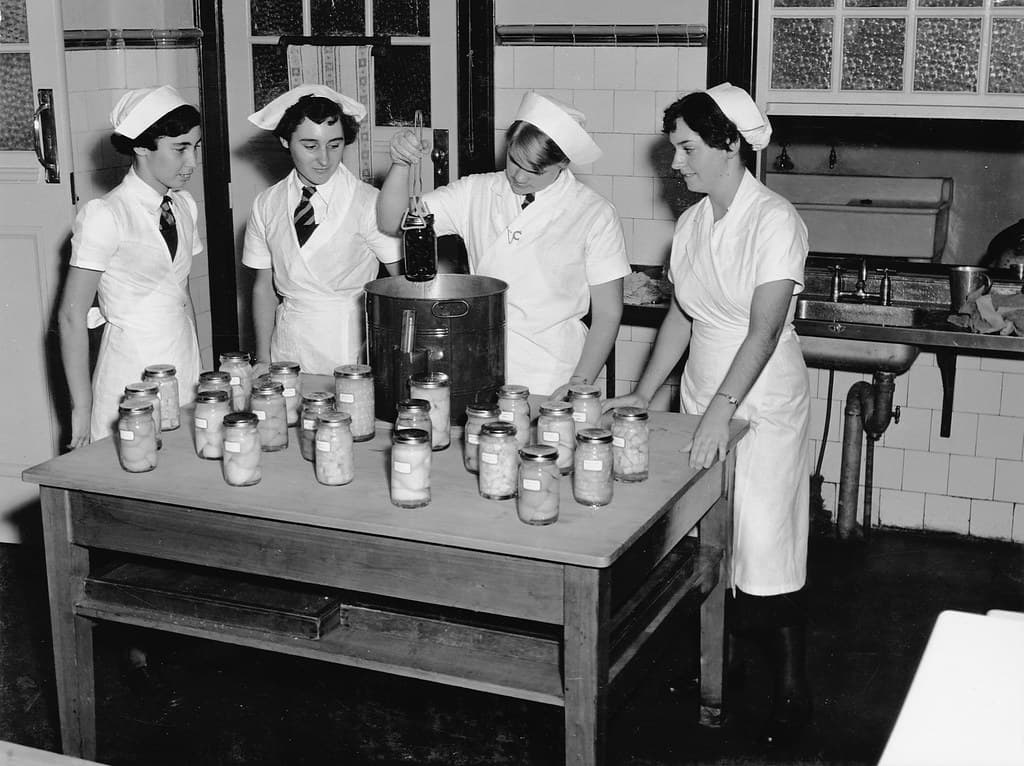 State High School, Domestic Science, Fruit Preserving - Brisbane