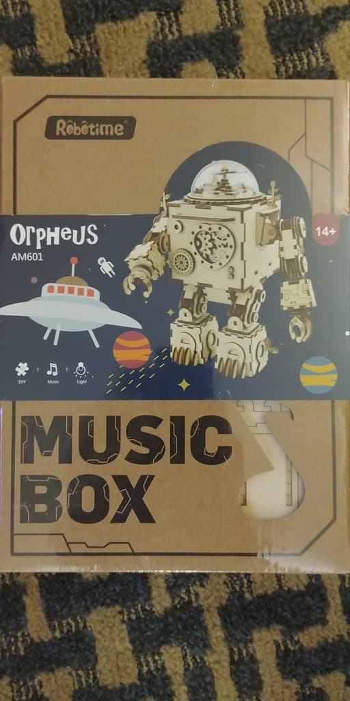 Orpheus the sad musical robot