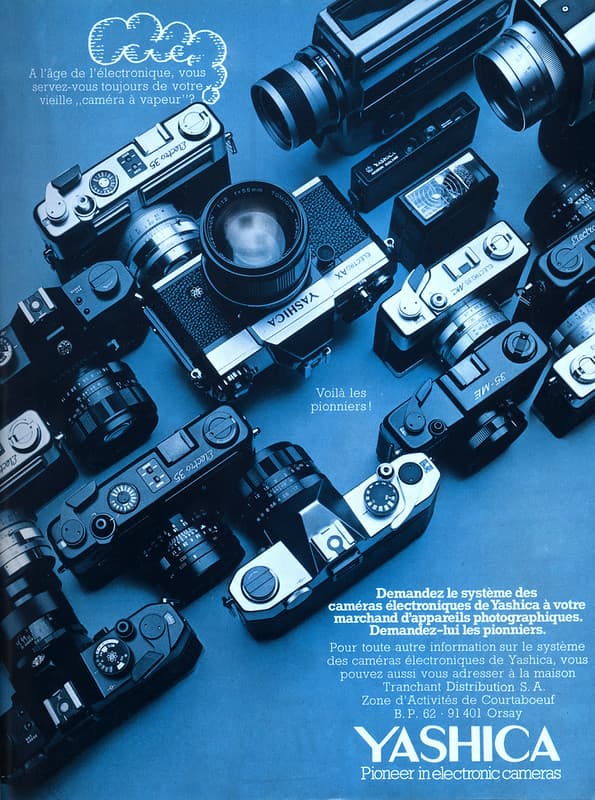 Yashica - pioneer in electronic camera