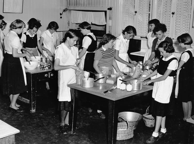 State High School, Domestic Science, Cooking - Brisbane