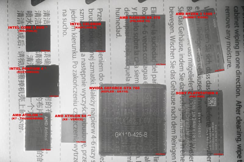 Opaque Intel chips?
