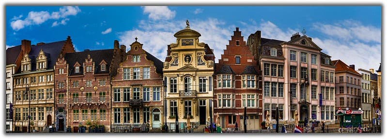 Panorama architecture Gantoise