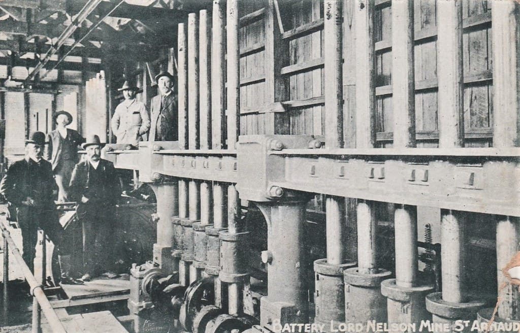 Battery at Lord Nelson Mine, St. Arnaud, Victoria - early 1900s
