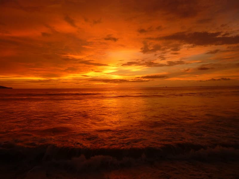 Sunset Over Ocean