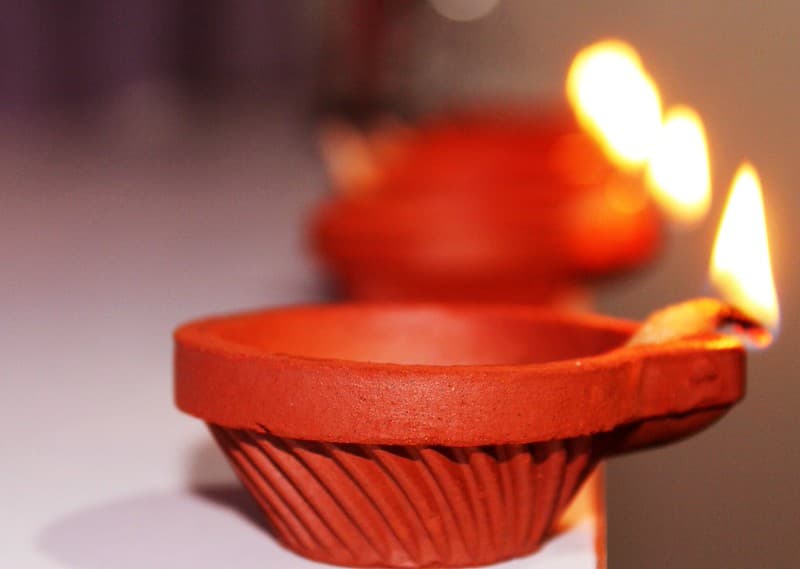 Diwali Diya - Small Bowl-like Lamps Made of Mud