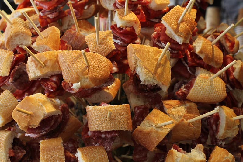 Food at the Boqueria in Barcelona