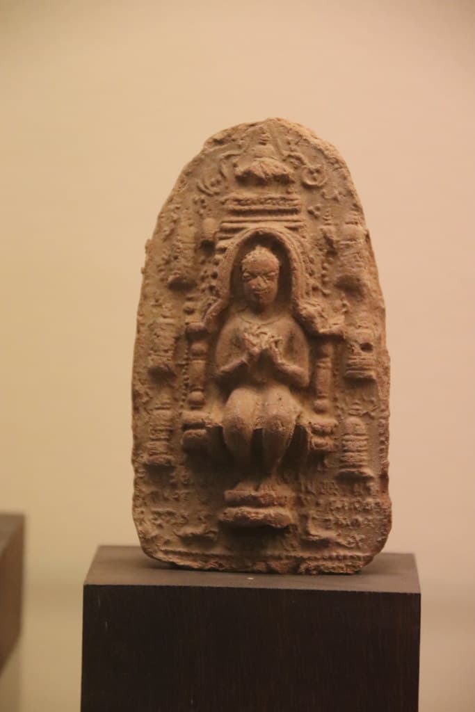 Burmese Art: Terracotta Votive Tablet
