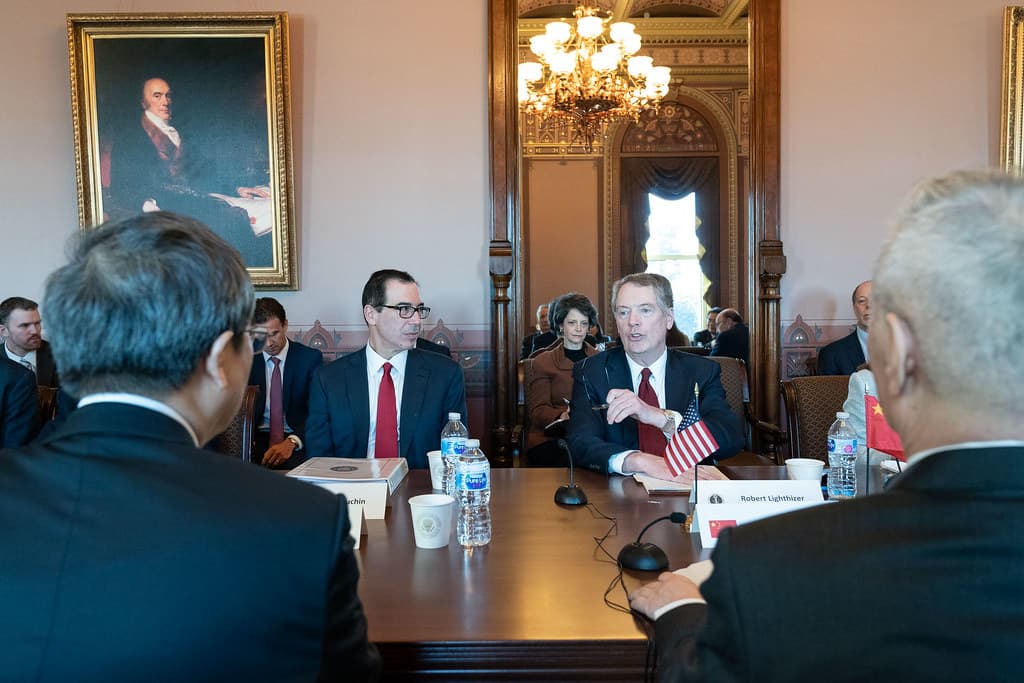 Meeting Between the United States and China on Trade