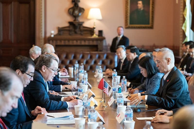 Meeting Between the United States and China on Trade