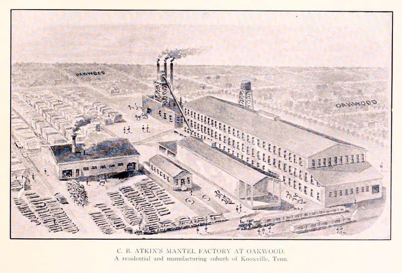 C.B.Atkins Mantel Factory, Oakwood, Knoxville 1904