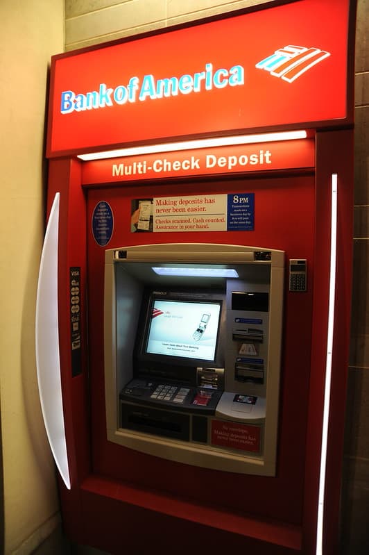 Bankofamerica, cashmachine, keypad