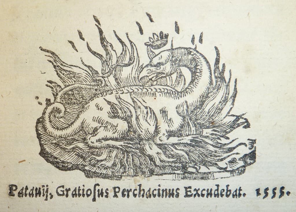 Device of printer Gracioso Perchacino, fl. 1553-1601