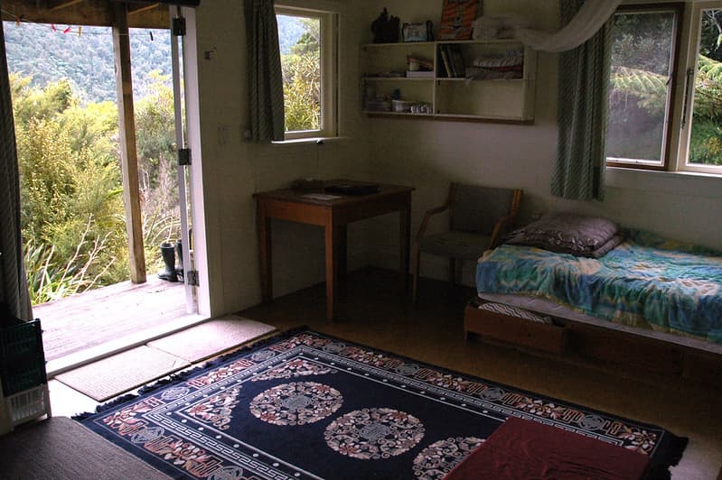 Inside desk