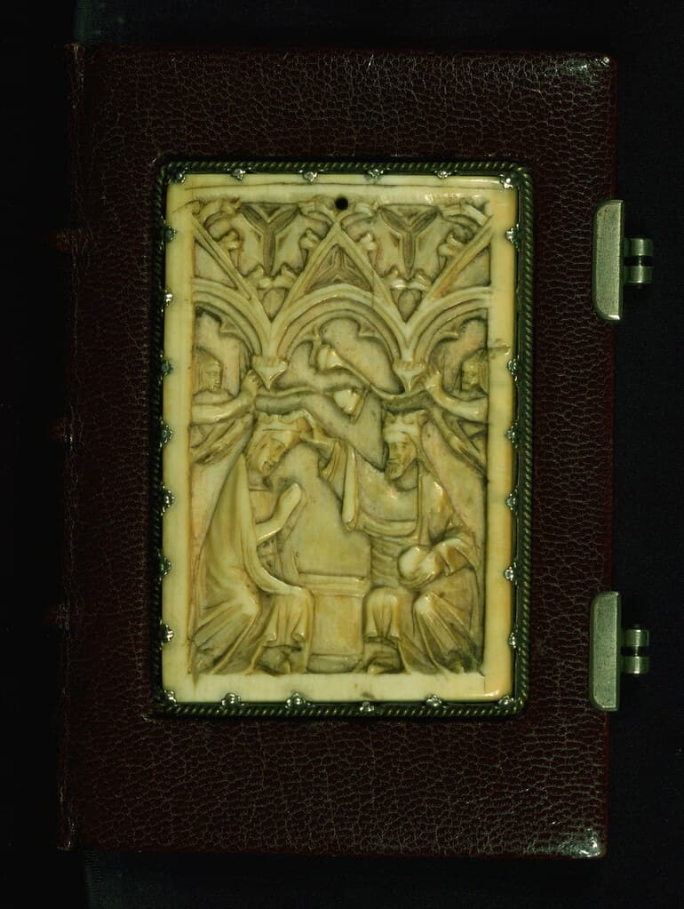 Book of Hours, Binding, Walters Manuscript W.39, Upper board outside