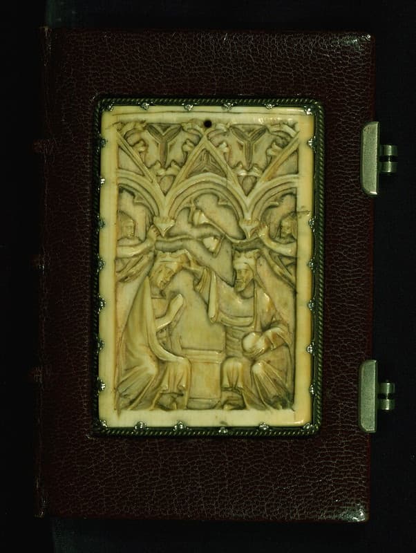 Book of Hours, Binding, Walters Manuscript W.39, Upper board outside