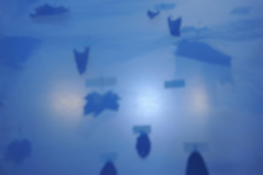 Abstract, blue, anthropologie, Seattle
