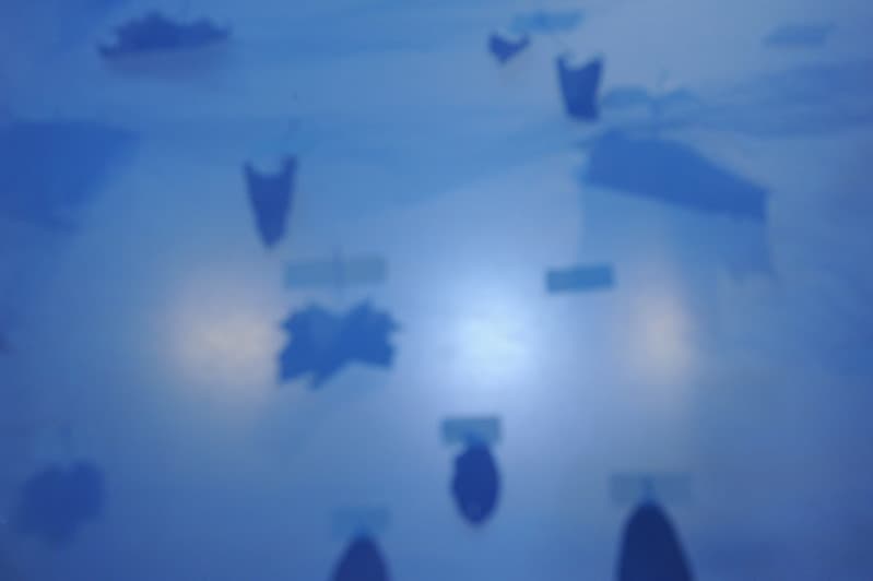 Abstract, blue, anthropologie, Seattle