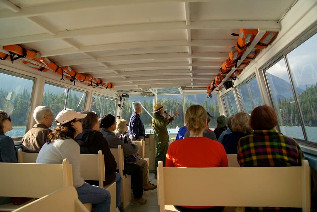 Park Ranger on a Boat Tour