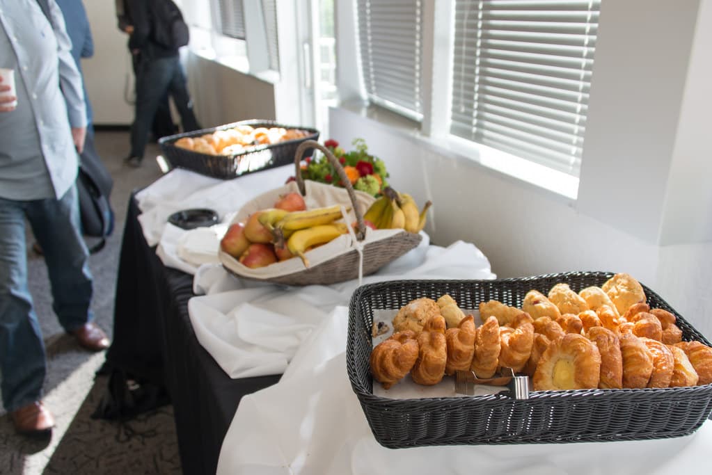 Breakfast food at SVVR