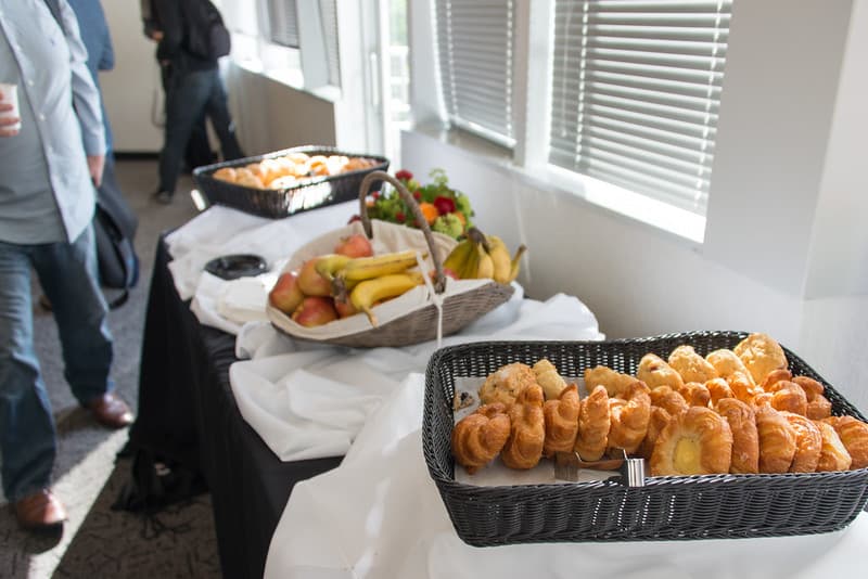 Breakfast food at SVVR