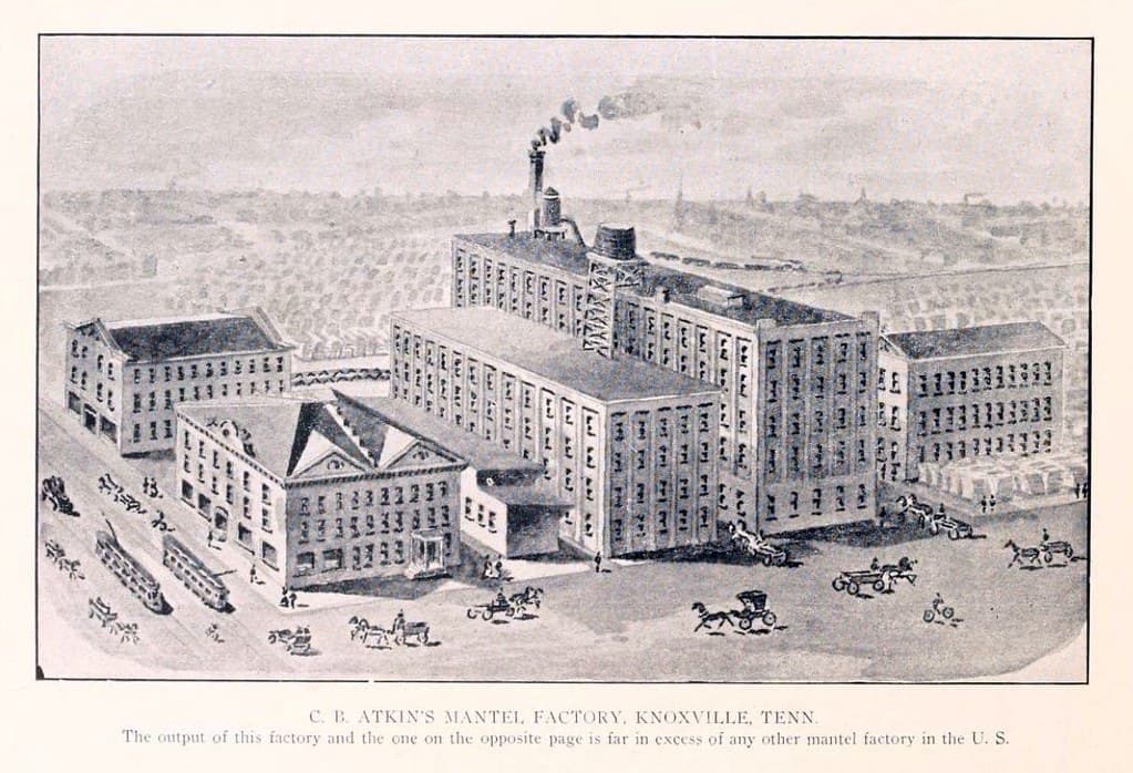 C.B.Atkins Mantel Factory, Knoxville 1904