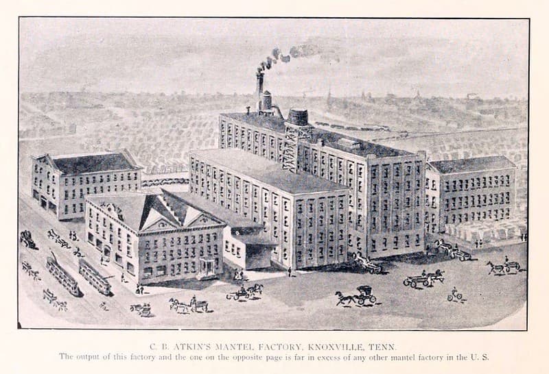 C.B.Atkins Mantel Factory, Knoxville 1904