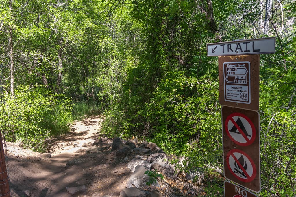 Waterfall Trail on Fossil Creek