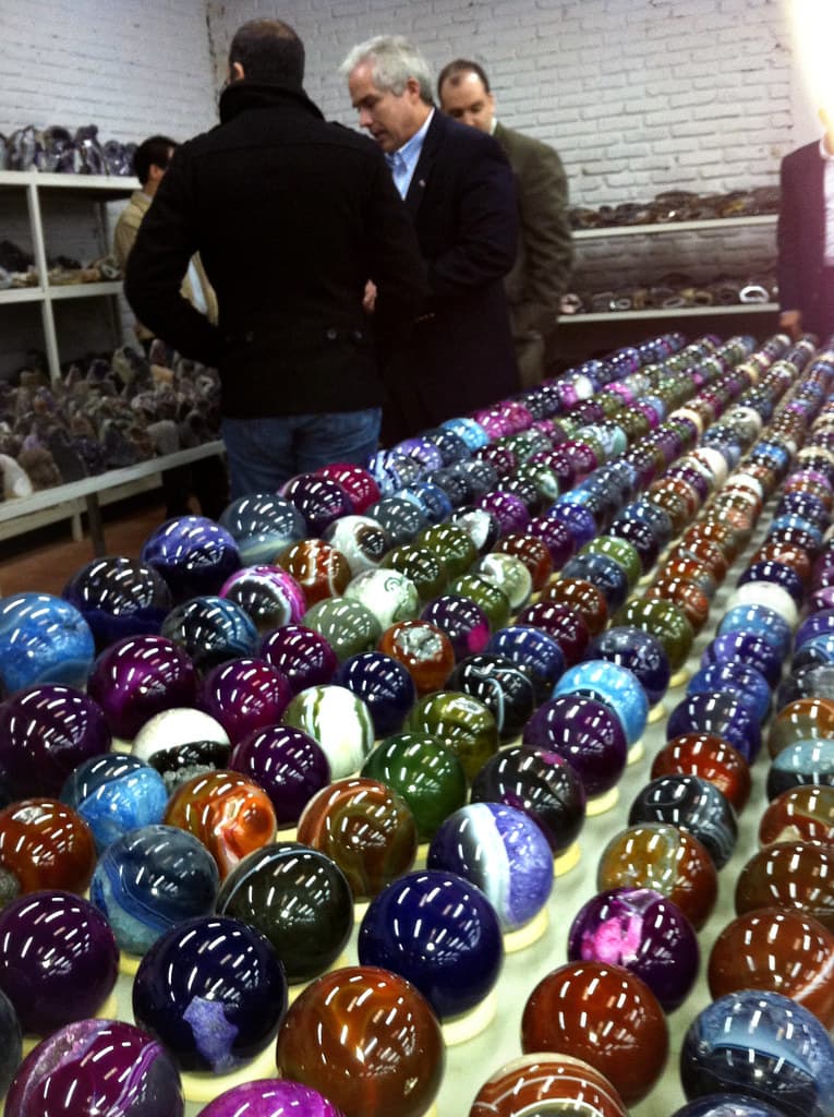 Artigas: visit to amethyst factory